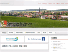 Tablet Screenshot of bischbrunn.de
